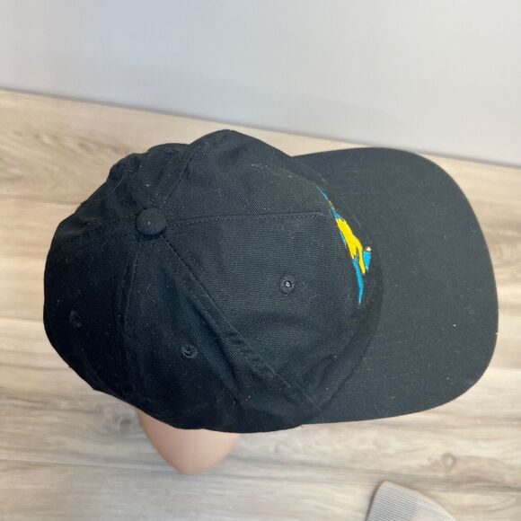 GRIZZLY GRIPTAPE Hat BEAR SNAPBACK Baseball Cap Skate Skating Sk8 OSFM Black - Picture 5 of 7